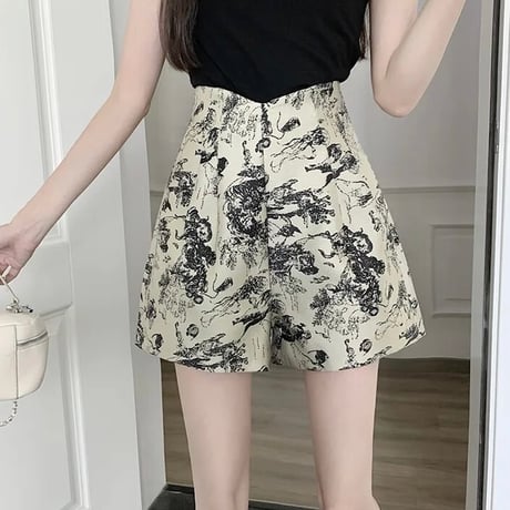 シック ハイウエストパンツ 2色展開