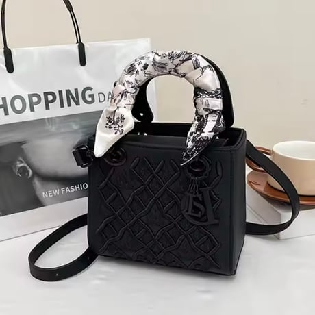クロスステッチスカーフバッグ 8色展開