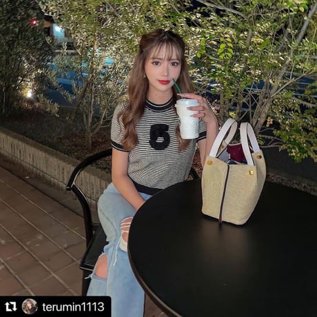 ファイブモチーフ モノトーントップス
