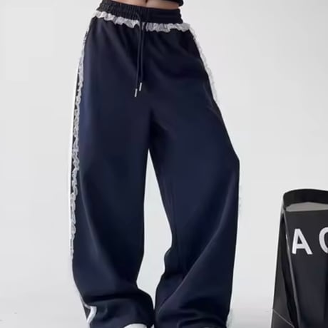 フリルスウェットパンツ 3色展開
