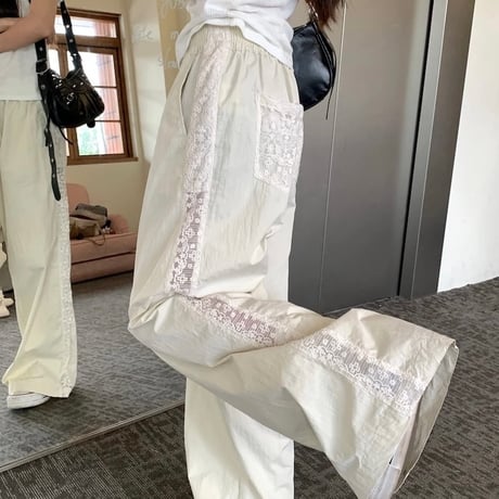 ポイントレース カジュアルパンツ