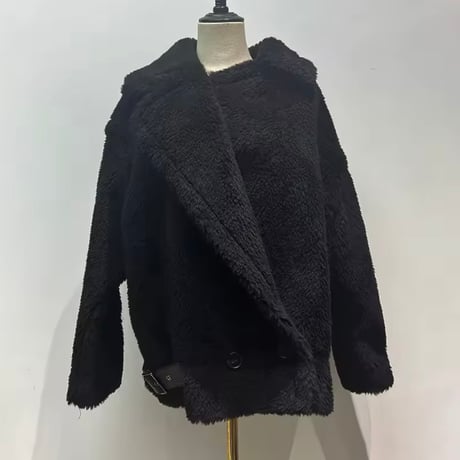 アルパカボアテディショートコート 8色展開