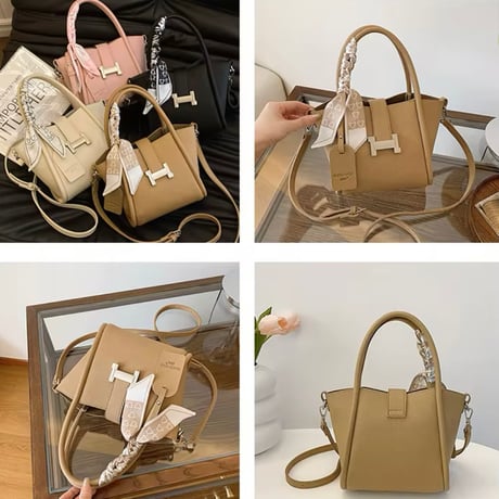 バックルレザーバッグ 4色展開
