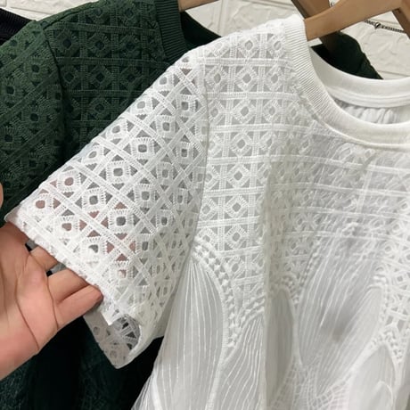 アウトメッシュ シアートップス 3色展開