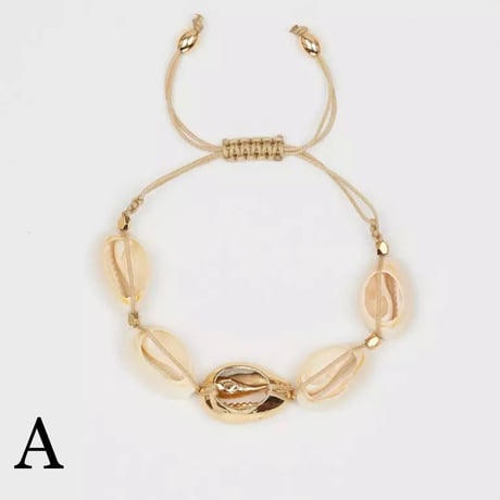 シェルジュエリーブレスレット 3色展開