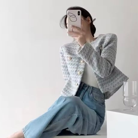 ブルーツイードジャケット