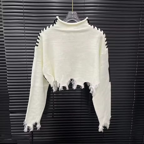 レターショートニット 3色展開