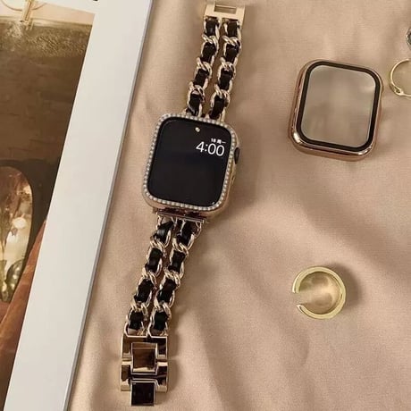 アップルウォッチ ダブルチェーンバンド 11色展開