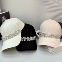 ビジューラインキャップ 3色展開