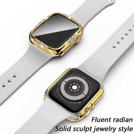Applewatch クリスタルカバー 5色展開