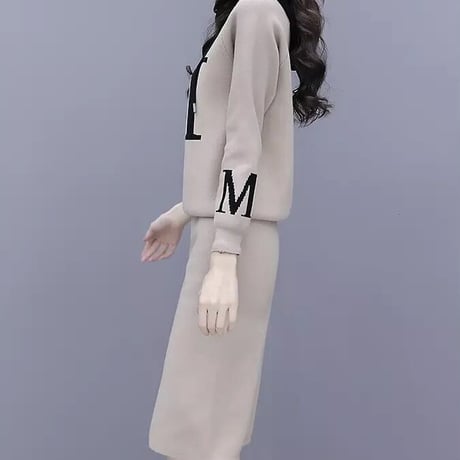 フーディ ロゴニットセットアップ 2色展開