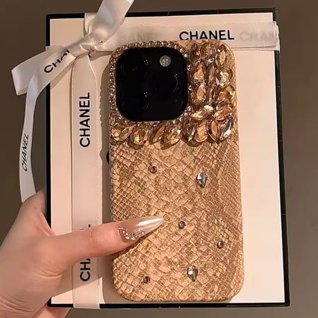 パイソンビジューiPhoneケース