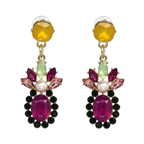 PearlCrystal ドロップピアス 3色展開