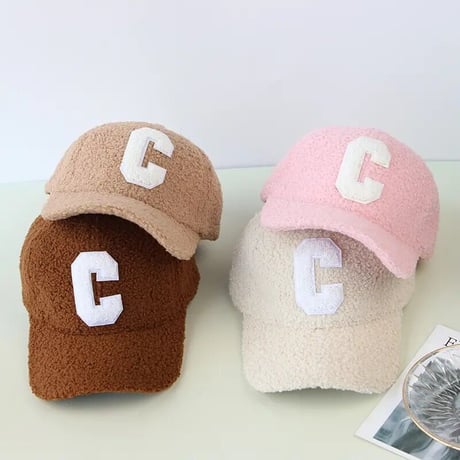 Cワッペン ベアーキャップ 7色展開