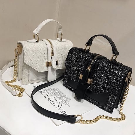 グリッター チェーンバッグ 2色展開