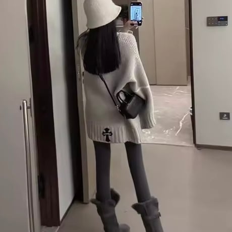 ポイントクロスニット