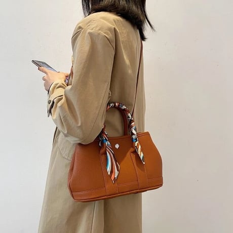 2way スカーフ付きハンドバッグ 6色展開