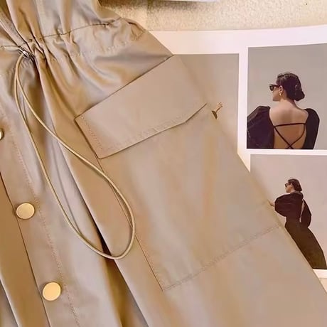 ボーダーカシュクールワンピース 2色展開