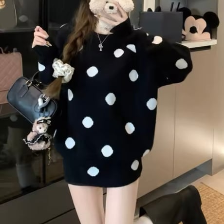 ドットニットセットアップ 2色展開