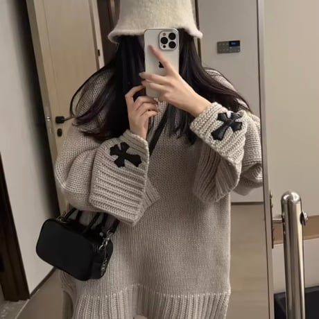 ポイントクロスニット
