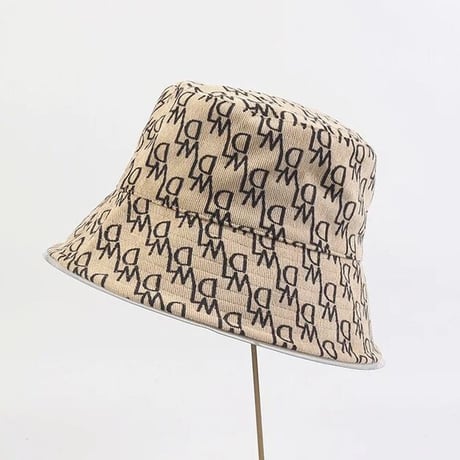 アルファベット バケットハット 3色展開