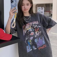 レトロウォッシュルーズTシャツ