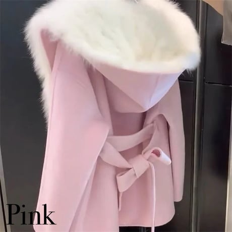 ファーライニング ウールコート 8色展開