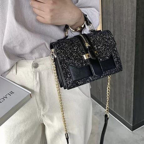 グリッター チェーンバッグ 2色展開