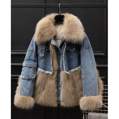 ファーステッチ デニムジャケット 3色展開