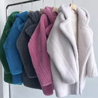 アルパカボア テディフーディコート 8色展開