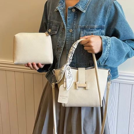 バックルレザーバッグ 4色展開