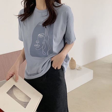 モダンフェイス Tシャツ 2色展開