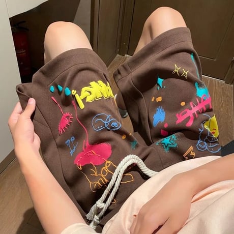 カラフルペインティング スウェットパンツ 3色展開