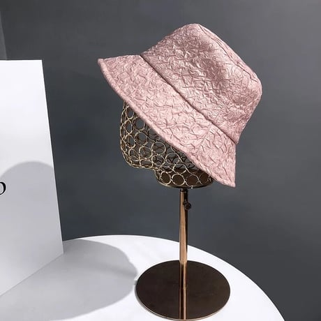 シルクシフォン バケットハット 4色展開