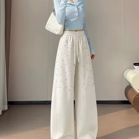 ビジュースウェットパンツ 4色展開