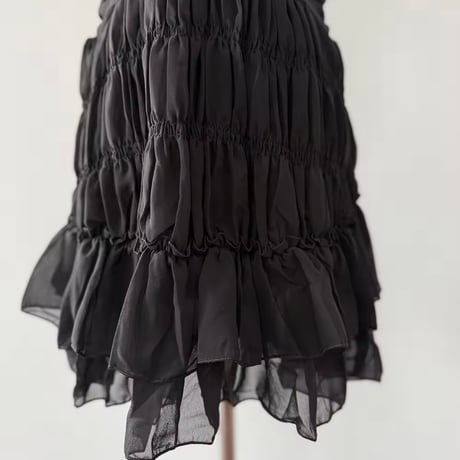 ホルターネックフレンチミニワンピース 2色展開
