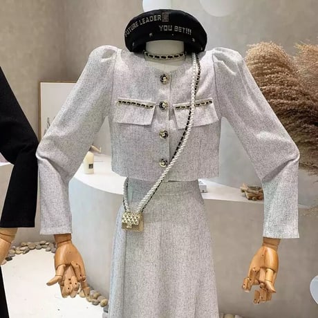 チェーンモチーフ セットアップ 2色展開