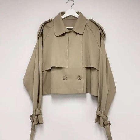 ショートトレンチジャケット 2色展開