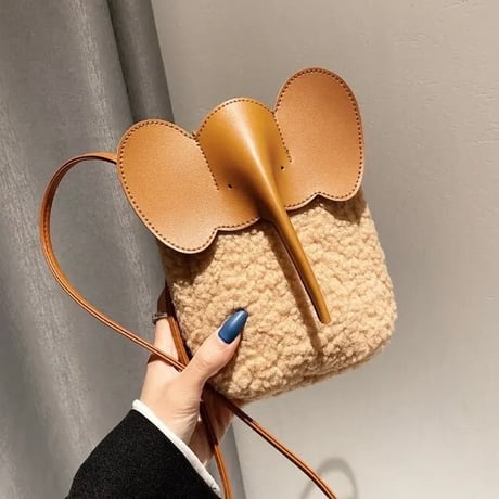 エレファントレザー ボアバッグ 3色展開