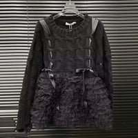 リボンチュールケーブルニット 2色展開
