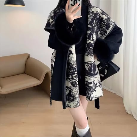 インデザインウールコート 2色展開