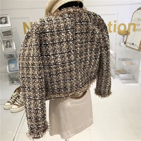 エレガンスツイード ジャケット 2色展開