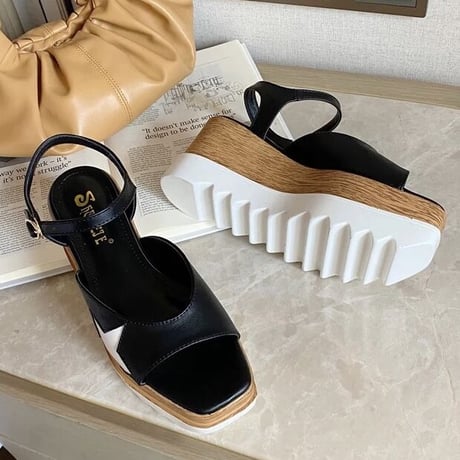 【Black23.5cm即納】スタークリーパー アンクルベルトサンダル 3色展開