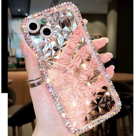 クリスタルストーン  iPhoneケース 3色展開