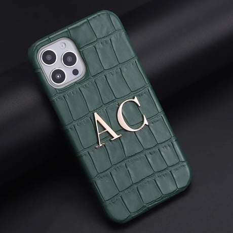 【カスタム】クロコレザー iPhoneケース 4色展開