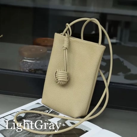 ボールクロシェット レザーミニポシェット 15色展開