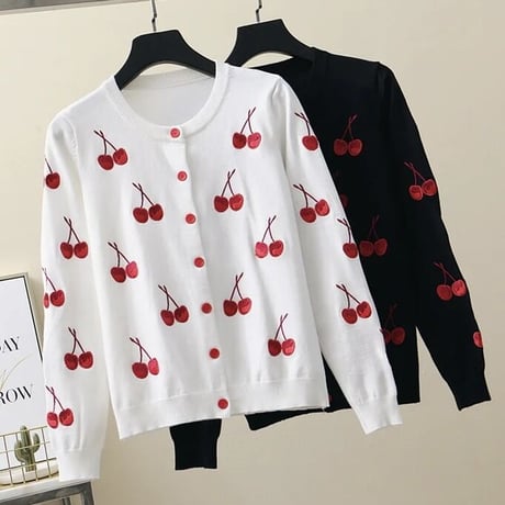 チェリーカーディガン 2色展開