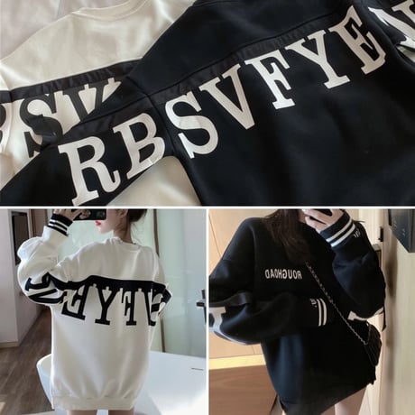 バックビッグロゴ オーバースウェット 2色展開