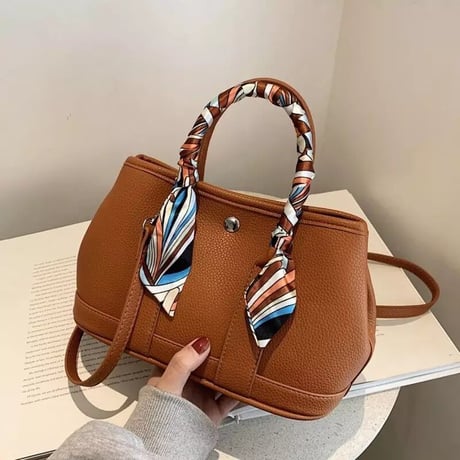 2way スカーフ付きハンドバッグ 6色展開