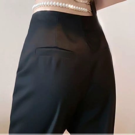クリスタルパールウエスト パンツ 2色展開